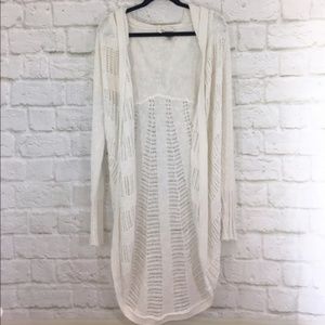 Anthropologie Sweaters - ANTHROPOLOGIE Hooded Openwork Sweater Cardigan N10 Anthropologie Sweaters - ANTHROPOLOGIE Hooded Openwork Sweater Cardigan N10